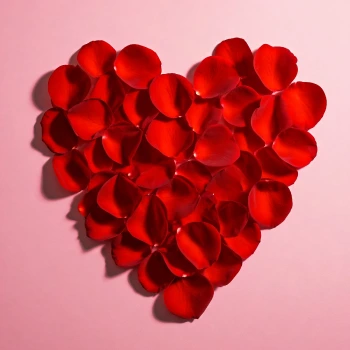 Rose-petals-heart